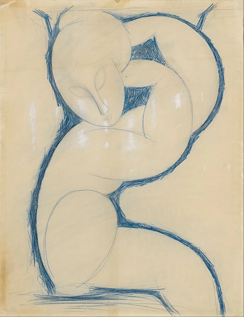Amedeo Modigliani - 265, Cariatide, National Gallery of Victoria, Melbourne
